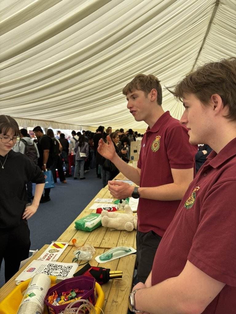 LSCFR members engaging with prospective students at the Freshers' Fair