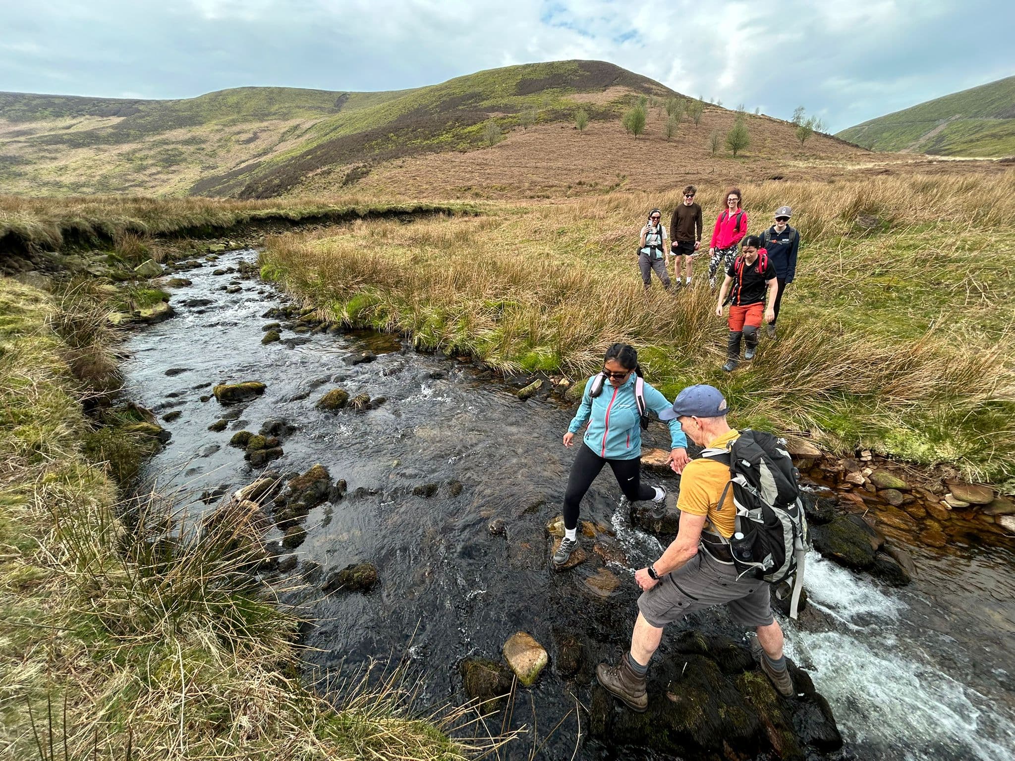 LSCFR members during Mountain Rescue training exercise