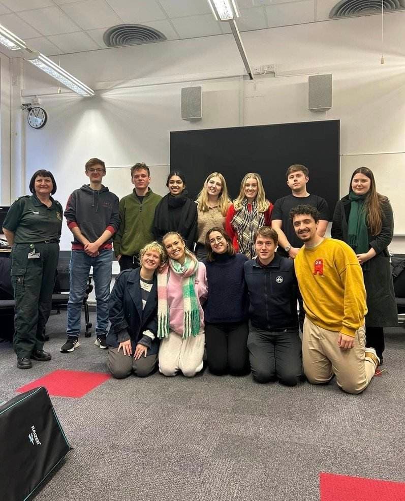 Community first responders delivering lifesaving care during training