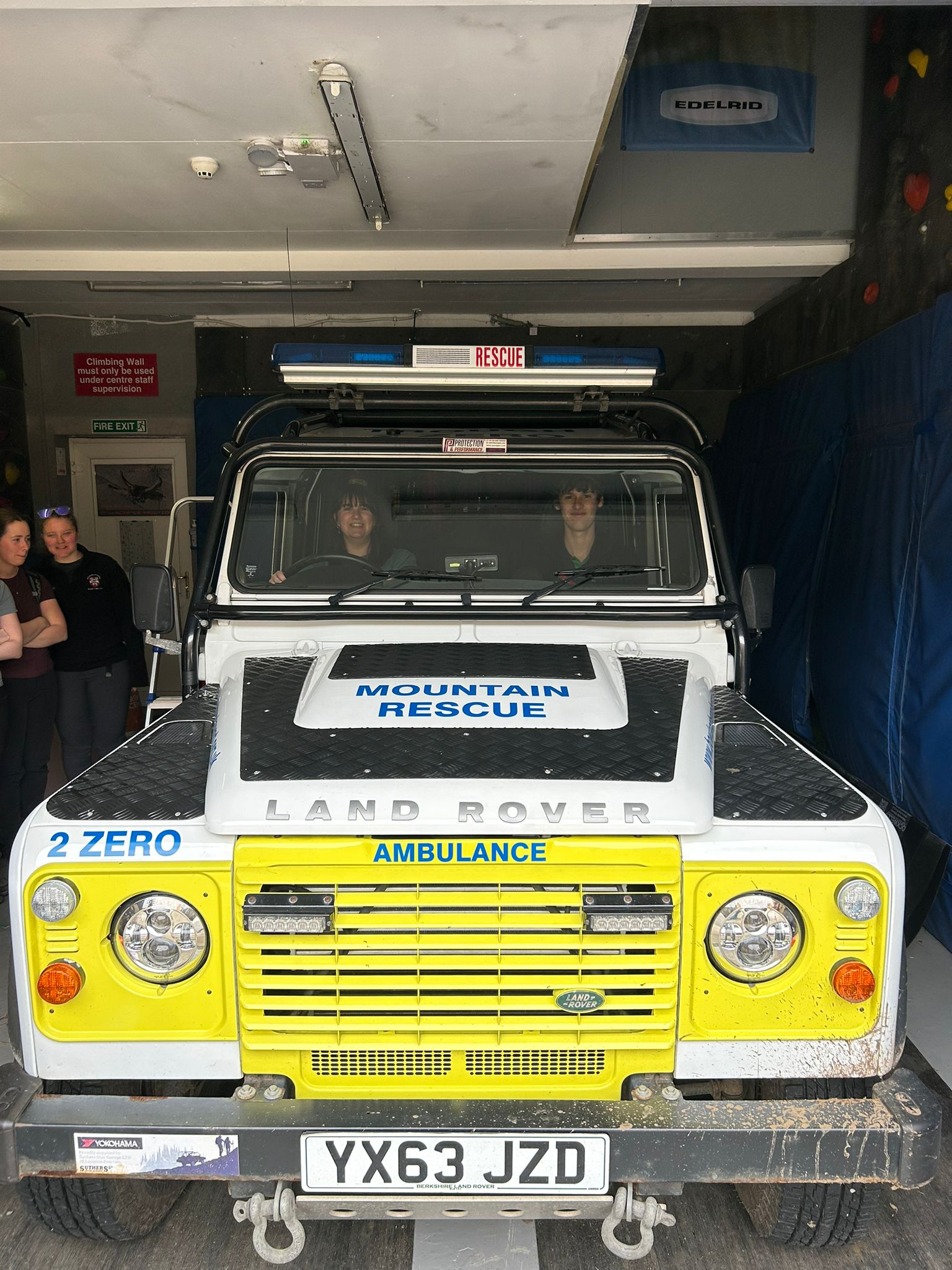 LSCFR volunteers engaged in Mountain Rescue scenarios